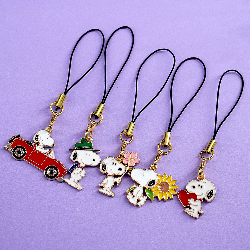 5pcs New Snoopy Phone Lanyard  - مراجعة Phone Accessories In China وسعره