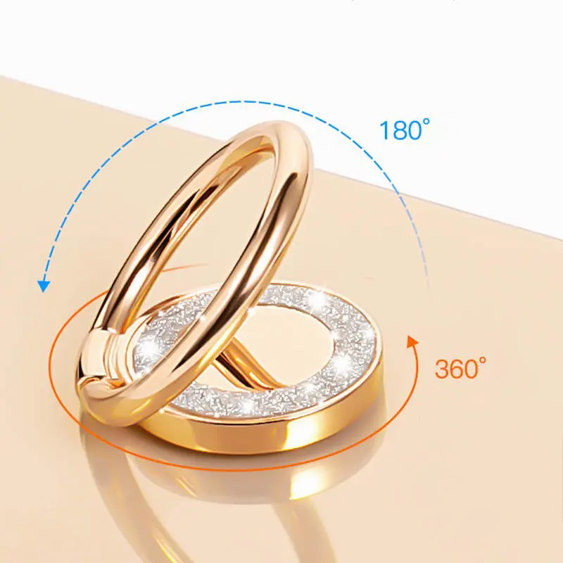 360° Rotatable Metal Ring Phon - مراجعة Phone Accessories And Gadget وسعره