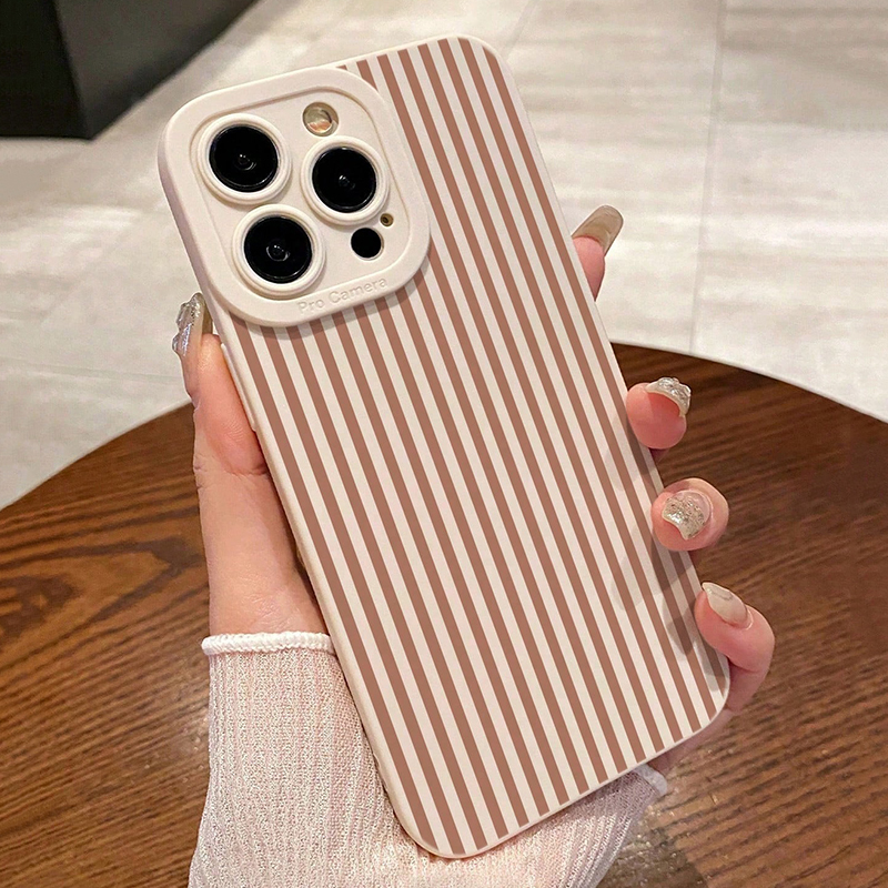 Pink Striped Painted Anti-Drop - مراجعة Phone Accessories To Sell وسعره