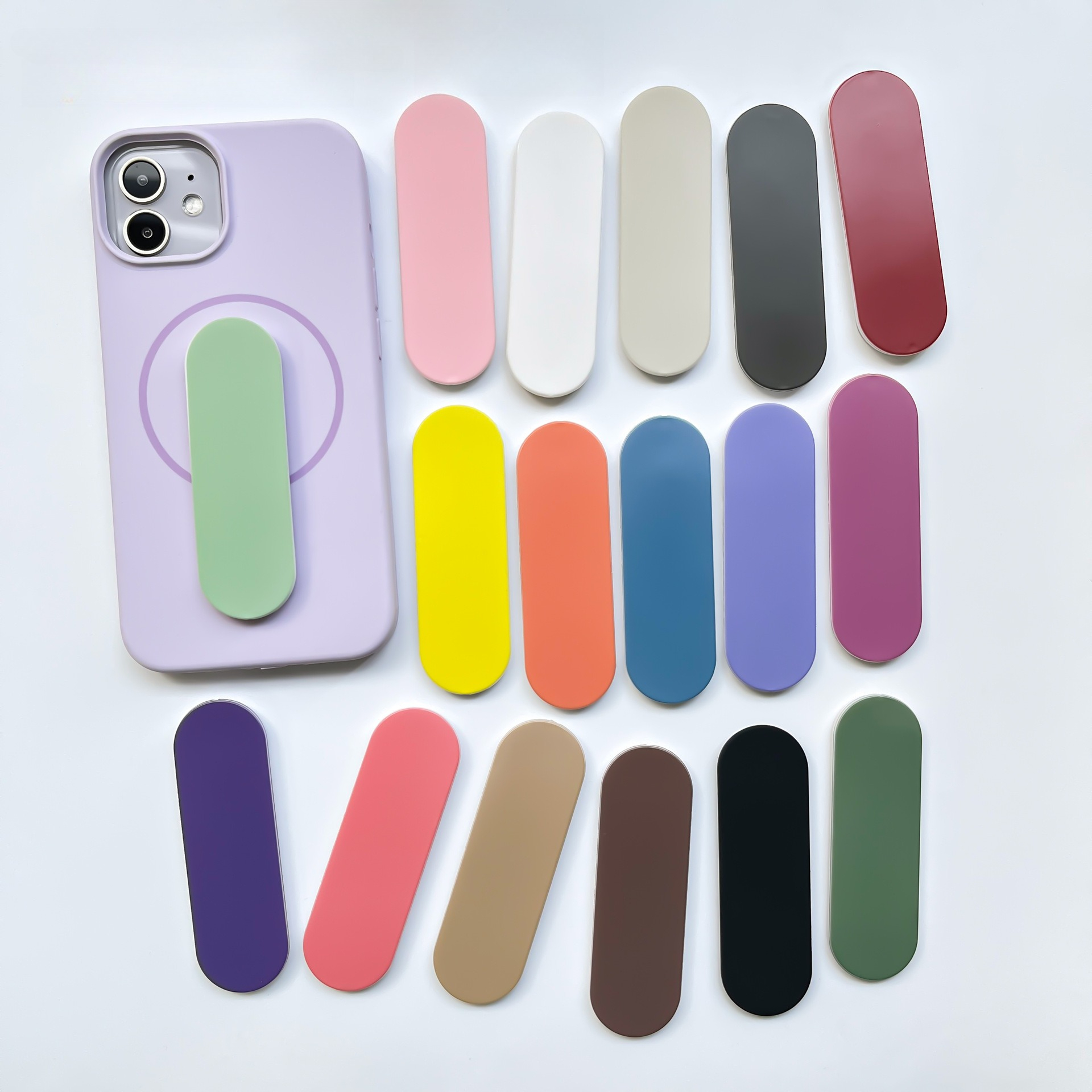 Simple Macaron Solid Color Sli - مراجعة Phone Accessories And Gadget وسعره