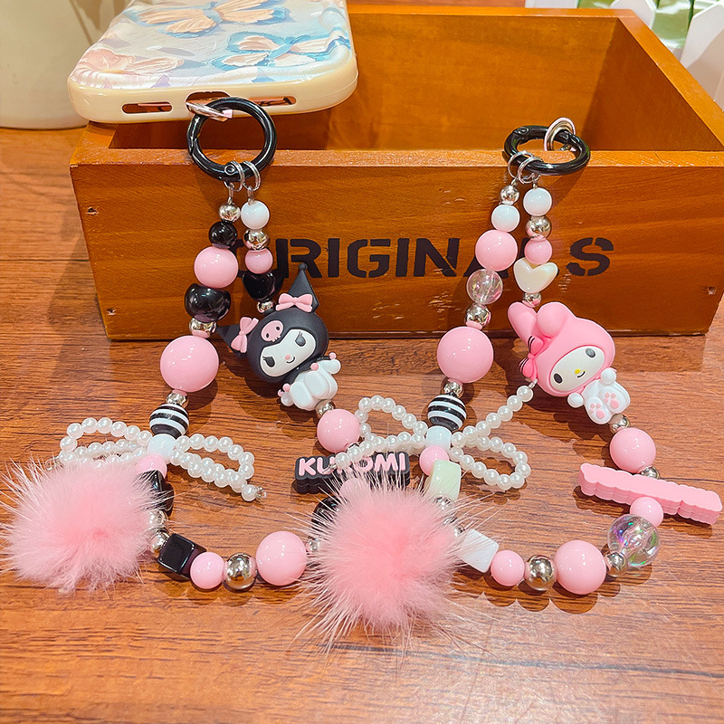 Kawaii Sanrio INS Girlish Phon - مراجعة Phone Accessories Keychain وسعره